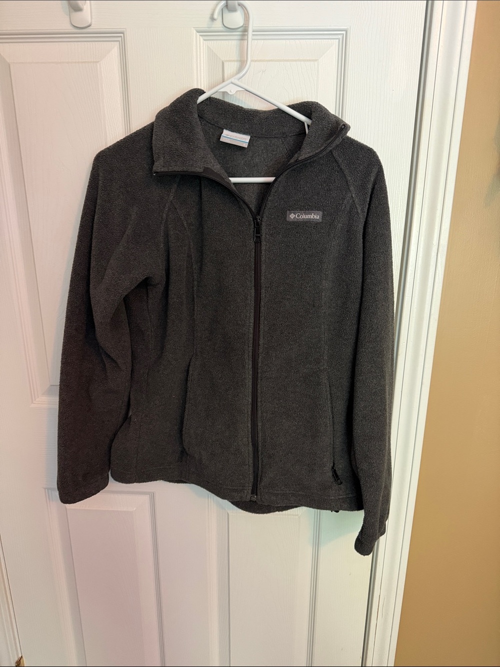 Columbia Charcoal Gray Full-Zip Fleece Jacket